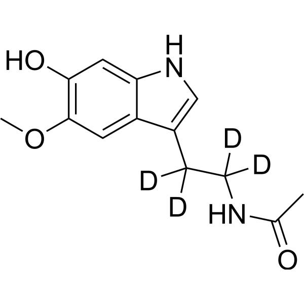 6-Hydroxy Melatonin-d4 69533-61-5